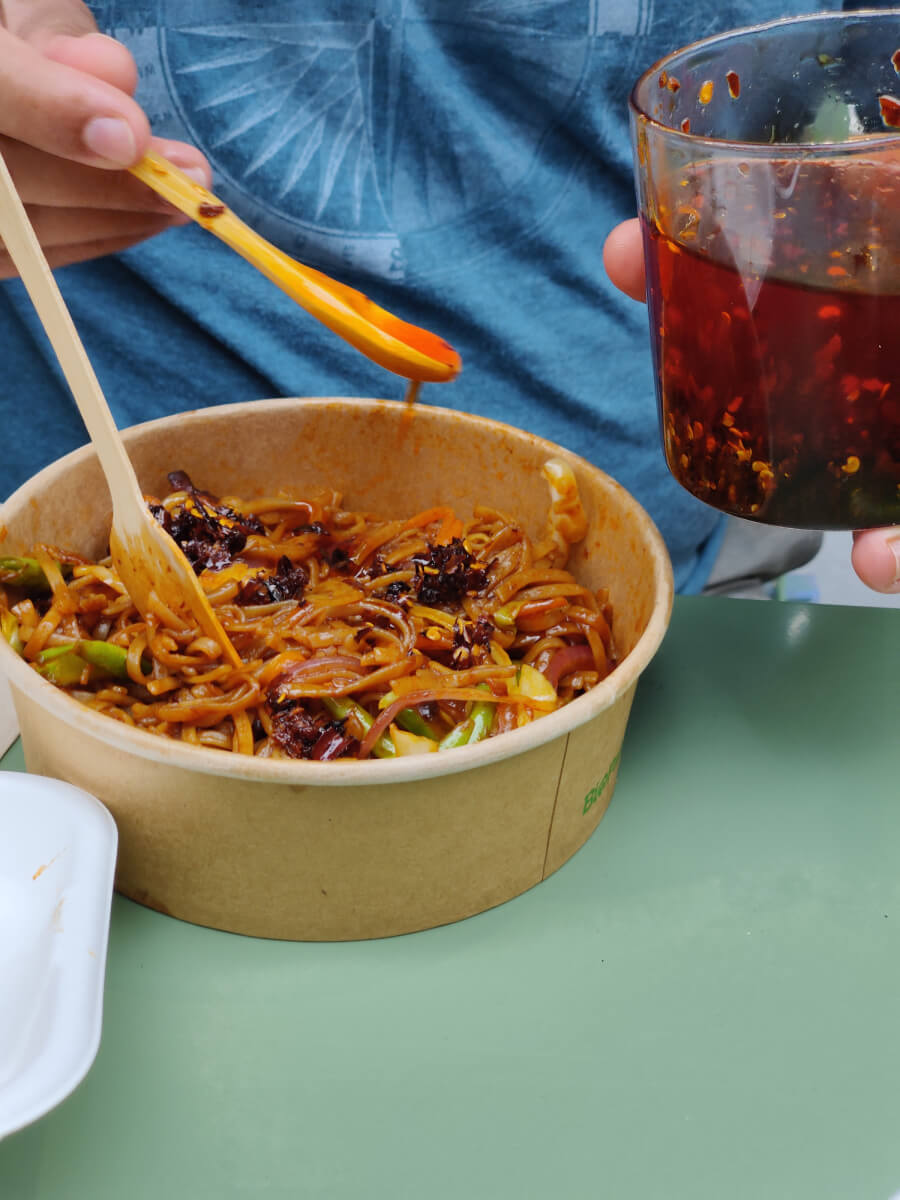 Bowl of noodles